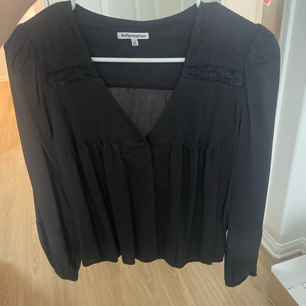 Reformation Linen Top